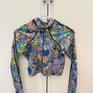 Nike Women's Multicolor Floral Swim Top